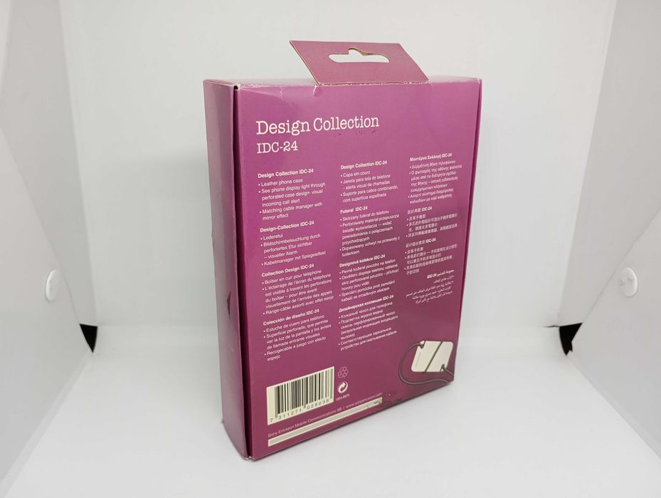 Rzadki Oryginalny Skórzany Futerał Portfel Sony Ericsson IDC-24