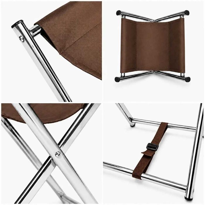 Складна підставка для сумки BAG STAND Oxford 600D металева, коричнева