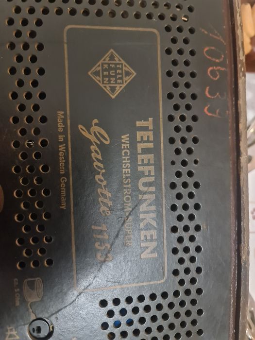 Radio Telefunken Gavotte 1153