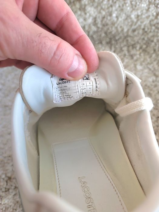 LACOSTE Rayforg 7 р 41-42 Америка Оригінал! Кроссовки