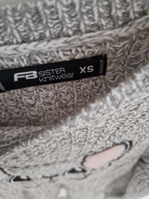 Sweter fb XS z pieskiem buldog francuski
