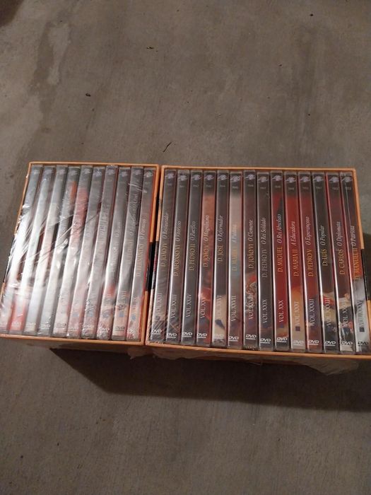 Os Reis de Portugal – Coleção Histórica de 24 DVDs – Novos e Selados