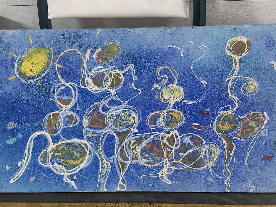 Quadro de Pedro Tavares de 1999 pintura a acrilico