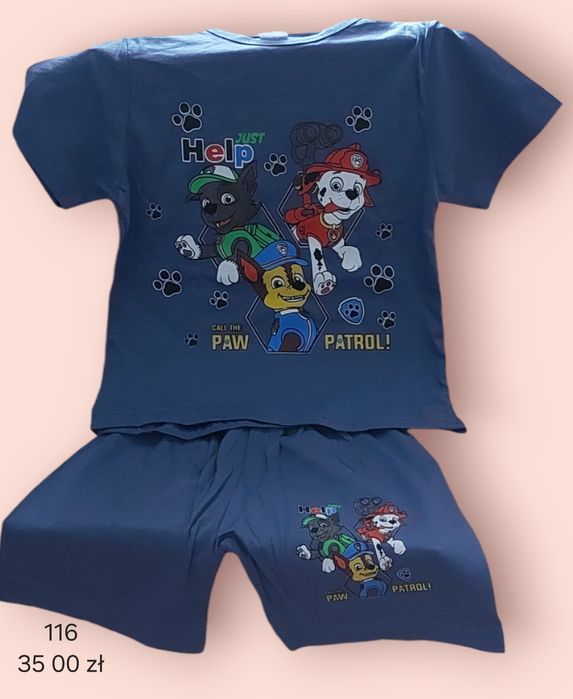 Komplet letni Psi Patrol - rozmiar 116