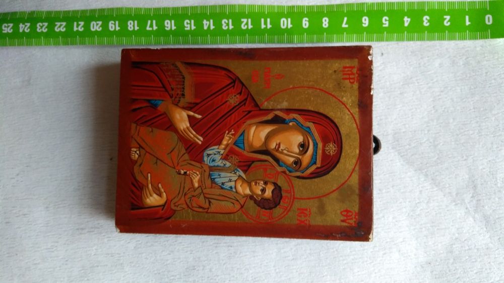 Ikona na desce ręcznie pisana