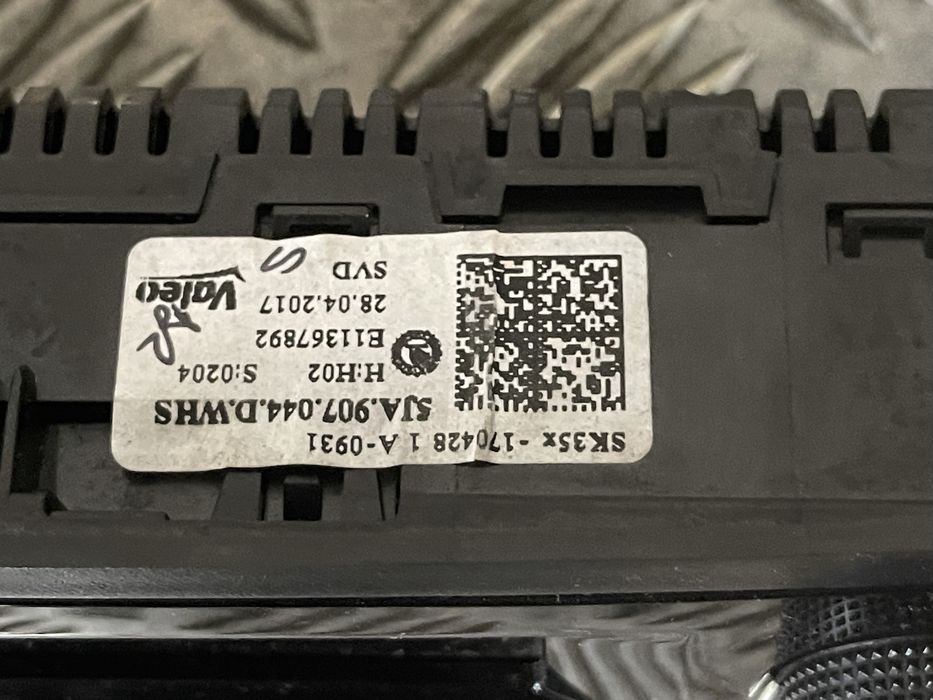Panel nawiewu klimatyzacji skoda rapid lll lift 17>