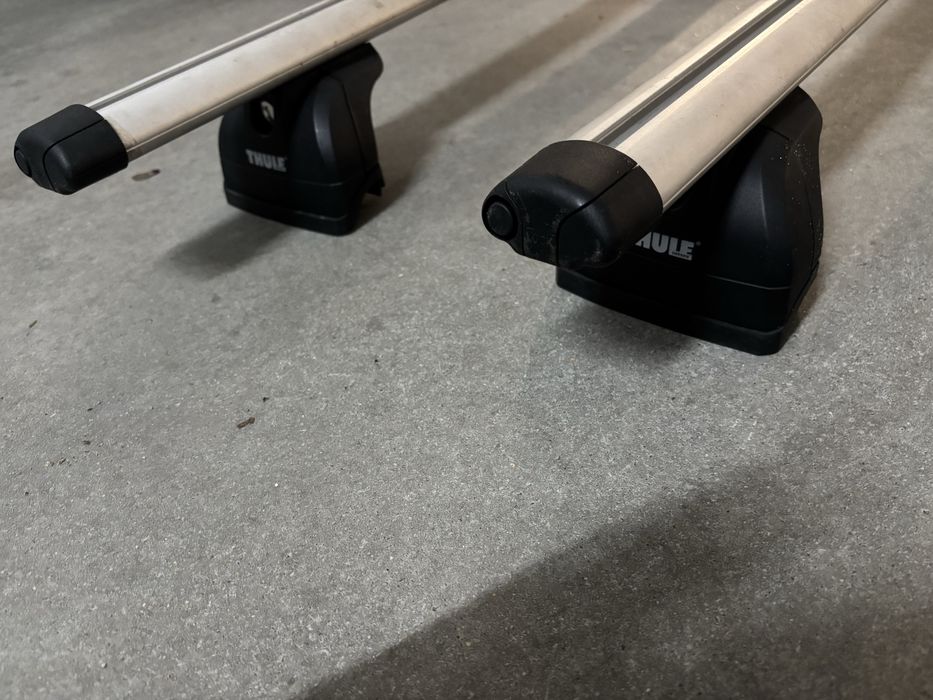 Barras de Tejadilho Thule + Kit Evo Flush Rail 710600 – Como Novas