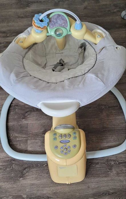 Дитяча гойдалка електронна Graco Sweetpeace безкоштовна доставка
