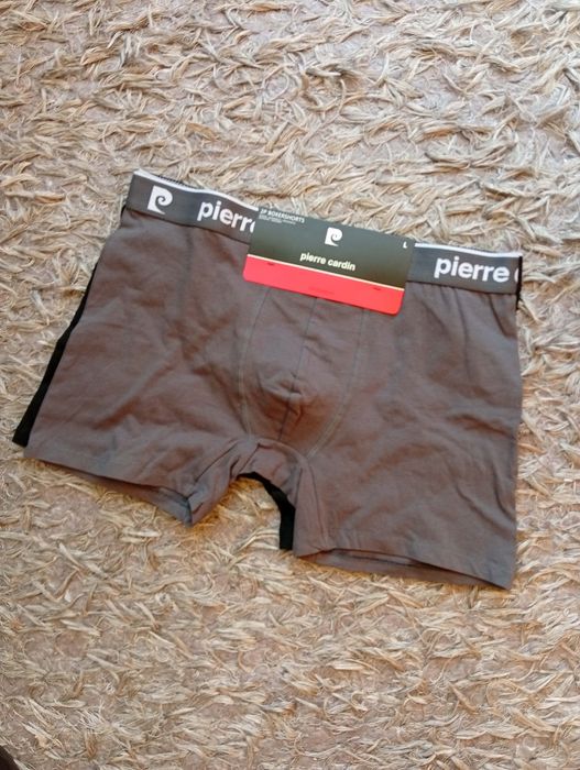 Bokserki Pierre Cardin (męskie) L czarne