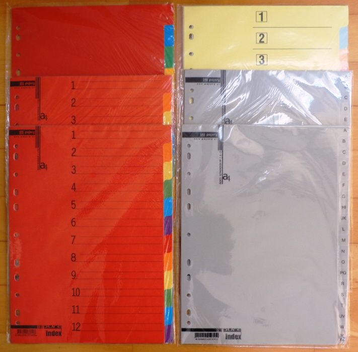 Separadores para dossier