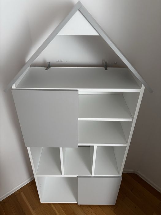 Regał domek drewniany dla dzieci