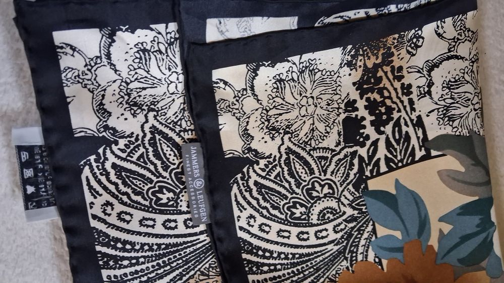 Apaszka jedwab Jammers & Leufgen/ Vintage