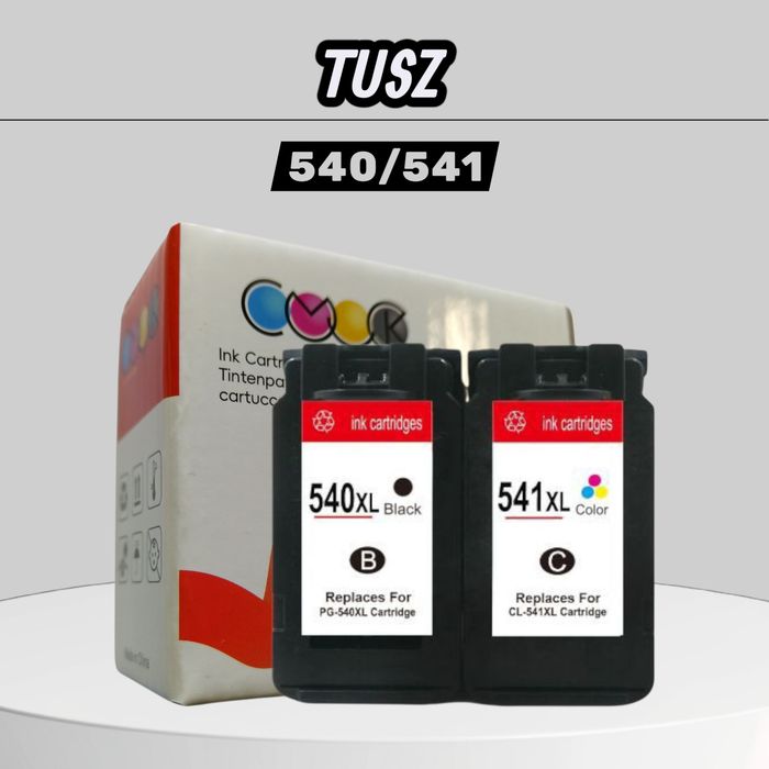 Tusze do Canon PG 540 +541 PIXMA MG3250, 2150 MX375 MG3650S TS5150 TS5