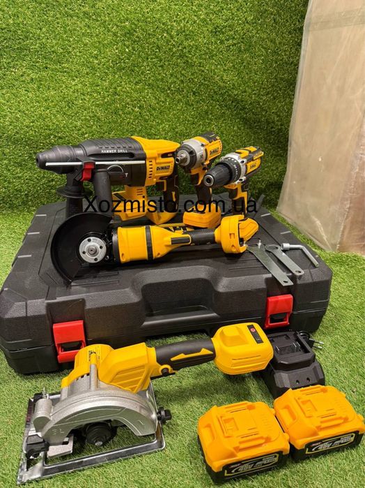 Комплект 5 в 1 с аккумулятором Dewalt 48V/6Ah