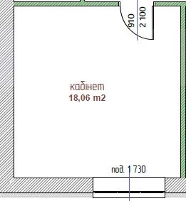 Оренда офісного приміщення 18,06 м2  м. Вишневе