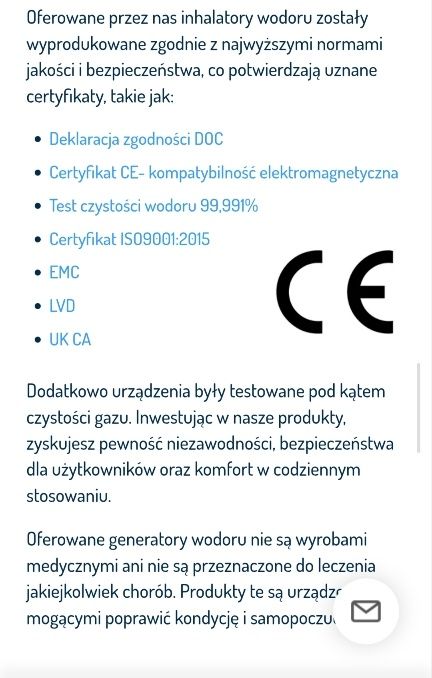 Generator wodoru