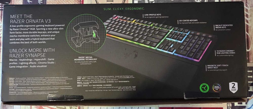 Teclado mecanico Razer Ornata V3 - RGB - PT Layout