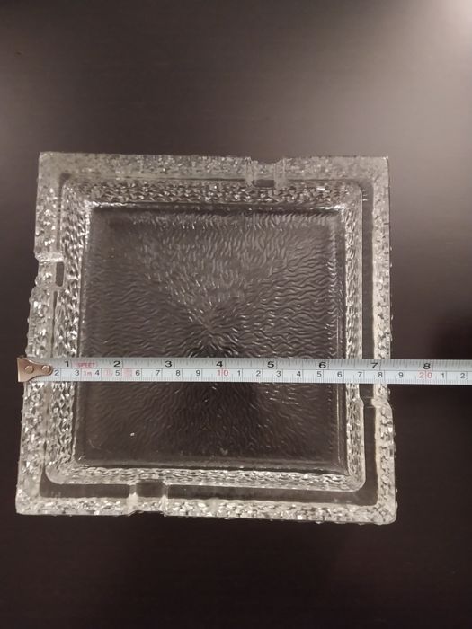 Cinzeiro vidro  martelado