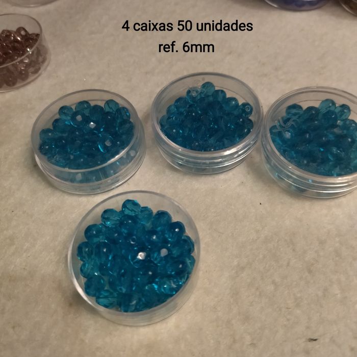 Contas de vidro checas ( 28 caixas)