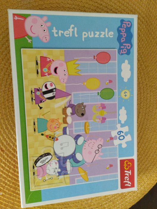 Puzzle świnka Peppa duże i małe,układanka pary