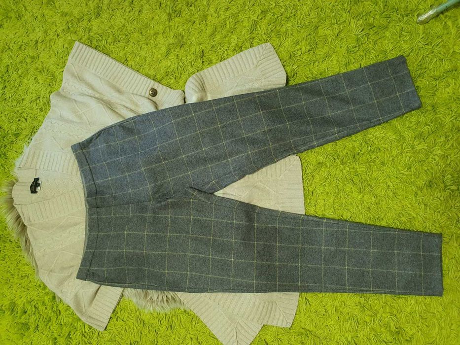 Шерстяные брюки Massimo Dutti cucinelli, L