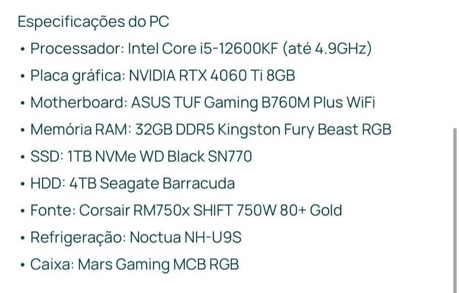 Setup Gaming.