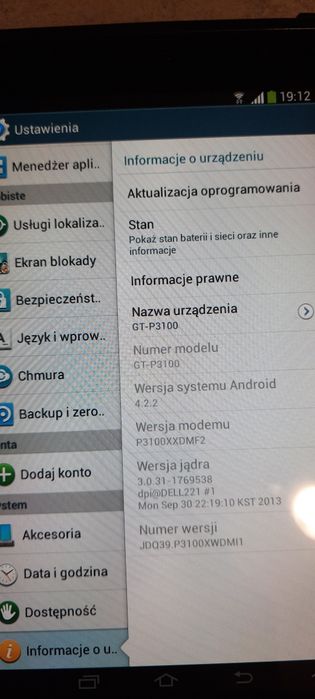Tablet Galaxy Tab 2