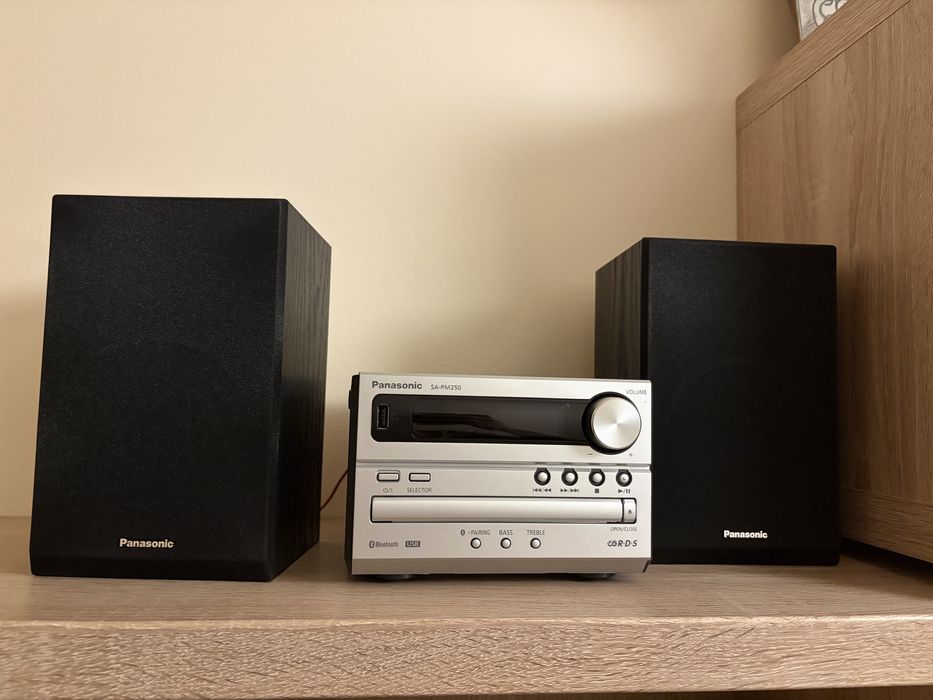 Miniwieża Panasonic SC-PM250EG-S srebrny