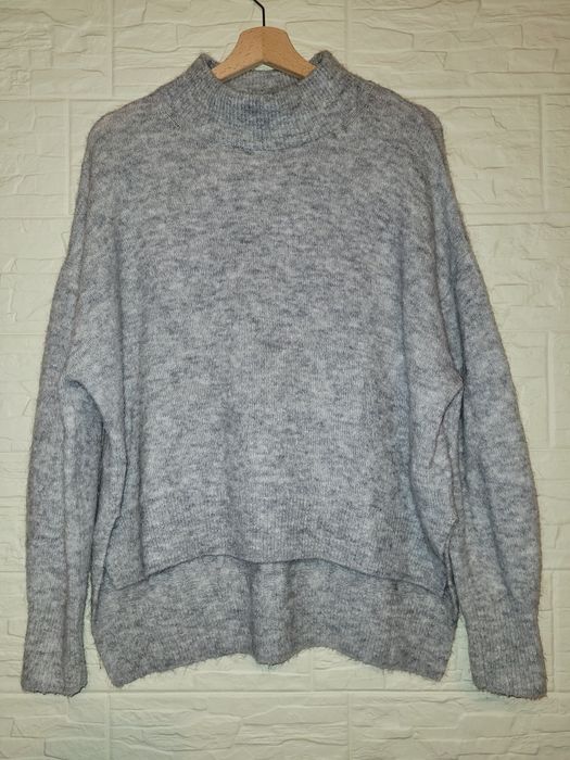 H&M sweter damski szary