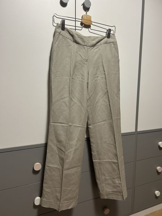 spodnie lniane damskie