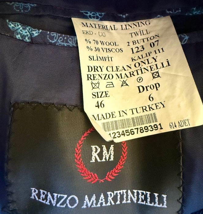 Marynarka  Renzo Martinelli