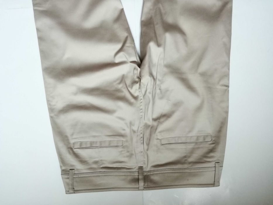 h&m spodnie eleganckie jasny bez 34