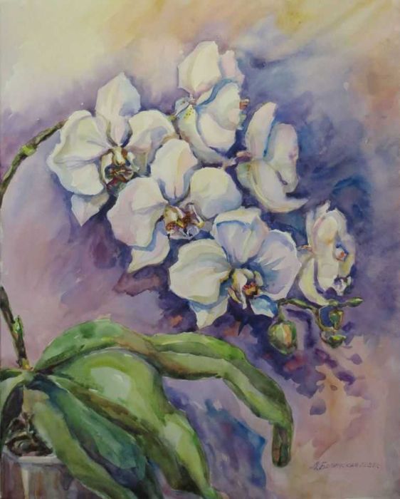 Подарунок. Картина. Акварель.