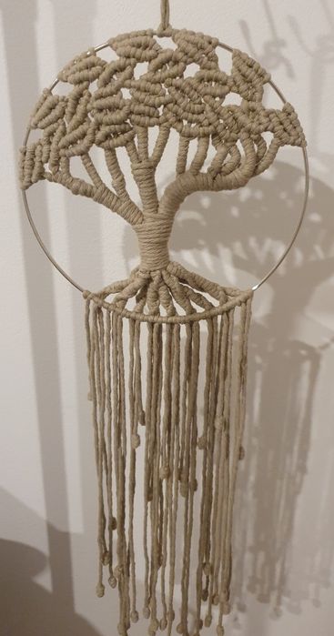 Árvore da vida em macramé