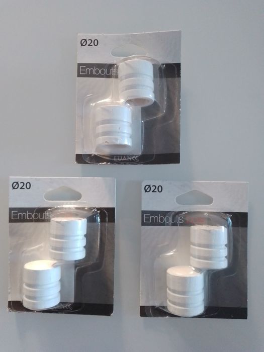 Terminais de varão cortina