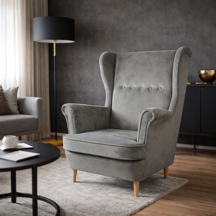 Stylowy fotel do salonu – Uszak w super cenie