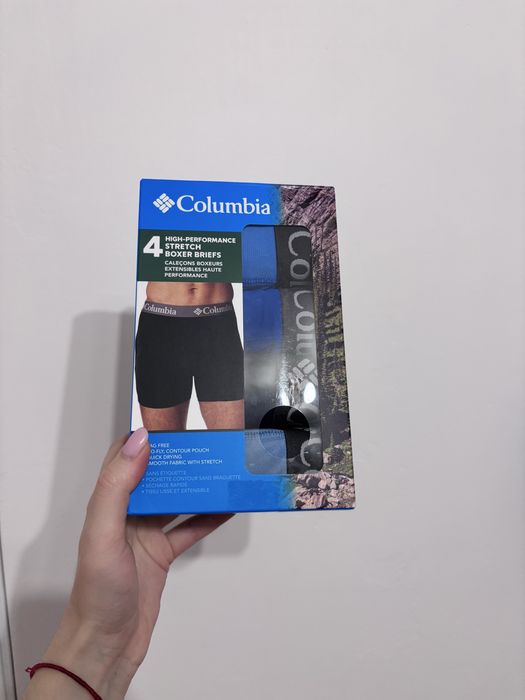 Труси чоловічі Columbia High-Performance Stretch Boxer Briefs 4 Pack оригінал