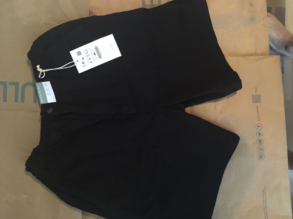 Bermudy oversize relax fit XDYE Pull And Bear męskie