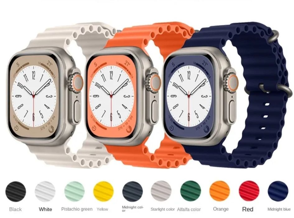 Pasek Silikonowy Uniwersalny do Smartwatch Apple Watch