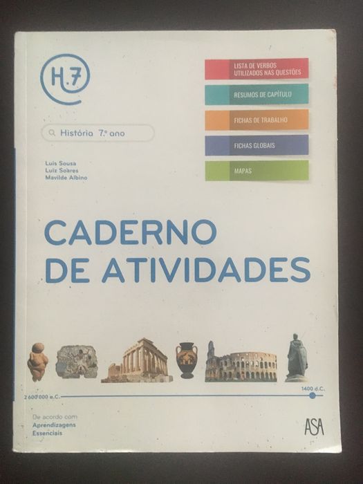 Caderno de atividades - H.7 - 7.º ano