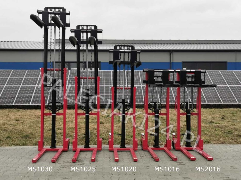 MS1025 Wózek podnośnikowy paleciak sztaplarka stacker układarka
