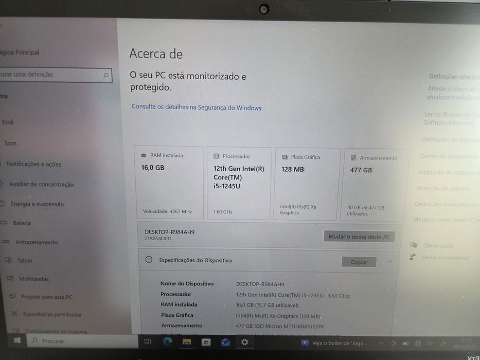 Lenovo Yoga Carbon + Magnesium  X13 i5 pro Gen 12  Thinkpad