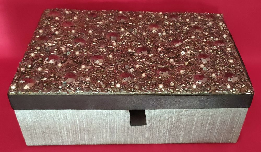 Guarda Jóias Rectangular com Espelho