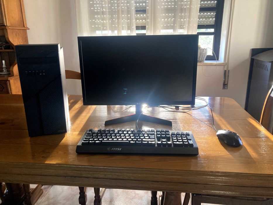 PC com GTX 1660 SUPER e Monitor Gaming LG