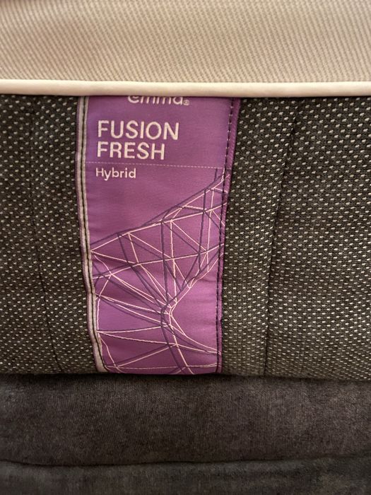 Cama Sommier Estofado Emma