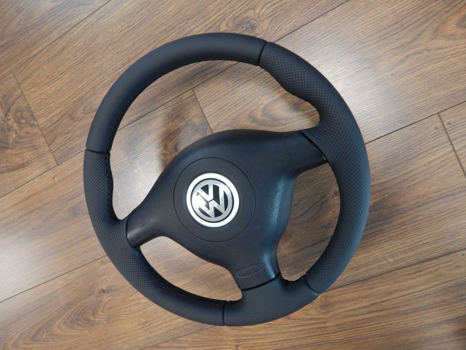 Kierownica + poduszka VW Golf IV Passat B5 Bora nowa skóra
