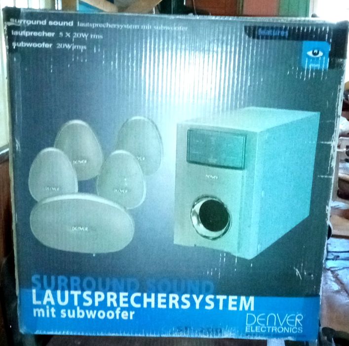 Sistema de som 5.1  surround Denver