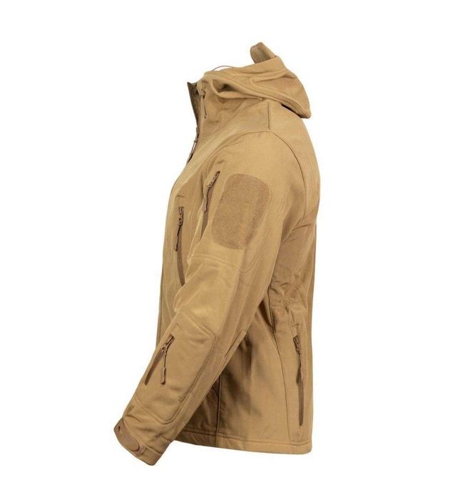 Тактична військова демісезонна куртка Soft Shell на флісі Койот 46-60р