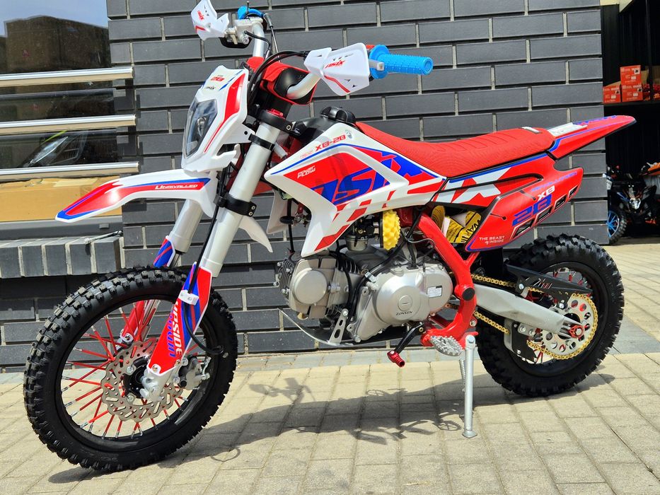 Cross ASIX XB-28 125cc/110 Solidny, Koła 14/12 ! E.Rozruch ! NOWY !