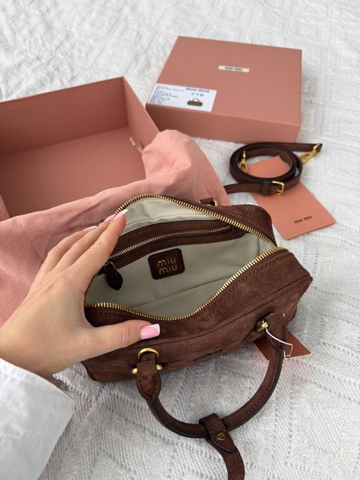 Сумка Miu Miu шоколад